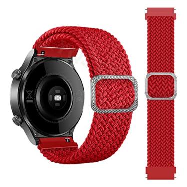 Imagem de GANYUU Pulseiras de pulso Correa trançadas para COROS APEX Pro/APEX 46 42mm Pulseira Smartwatch PACE 2 PACE2 Pulseira Correa (Cor: Vermelho, Tamanho: para COROS PACE 2)