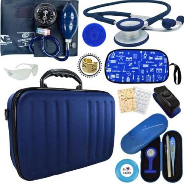Imagem de Kit Bic Completo Estetoscopio Luxo Estagio Top Promoção - Love Saude, 
