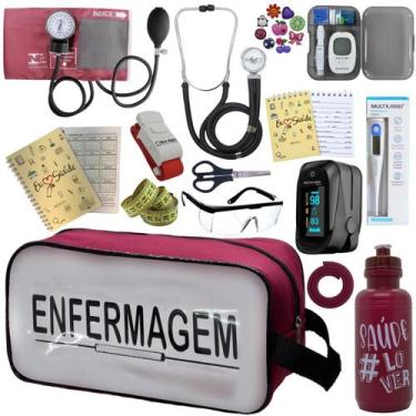 Imagem de Kit De Enfermagem Completo Medidor Glicose Aparelho Pressao - P.A. MED