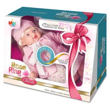 Imagem de Bebe Rose Ring Com Roupinhas Rosa e Canta Cantigas