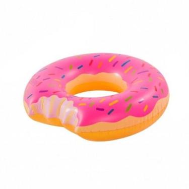 Imagem de Bóia Donuts Inflável Rosquinha Circular Piscina 60cm Inmetro - 44Box