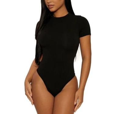 Imagem de Ki 2 Body Manga Curta Blusinha Feminina Verão Gola Caréca C/fecho - VI