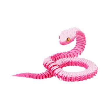 Imagem de Modelo De Cobra Viper Impresso Em 3D Flexível, Decoração Artística, Mú