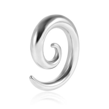 Imagem de QLYOVWE Broche de caracol espiral para mulheres e homens, banhado a ouro, grosso, minimalista, alfinetes, suéter, lenço, roupas, acessórios, joias de festa de casamento, Standard, Metal, Sem Pedra