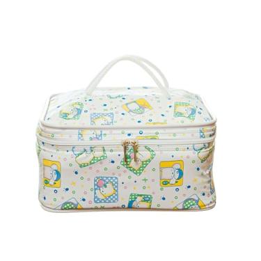 Imagem de Bolsa Térmica Impermeável 6L Cooler para Marmita, Garrafa e Bebidas Toque Acetinado, Livre de BPA Várias Estampas (Ursinho)