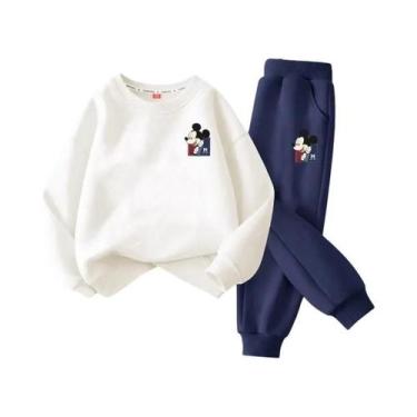 Imagem de Conjunto De Moletom De Algodão Para Bebês, Meninos E Meninas, Disney M