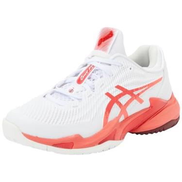 Imagem de Tênis ASICS Court Ff 3 Novak - Masculino - Branco/Vermelho - tam: 39