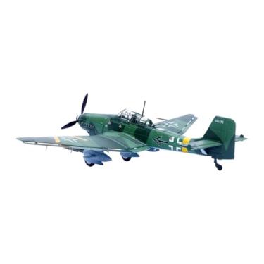 Imagem de MERIGLARE Avião de brinquedo modelo jato de, escala 1/72, colecionável, decorativo, verde, para prateleira, lembrancinha de casa.