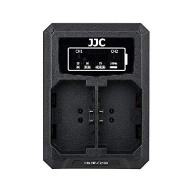 Imagem de JJC Carregador de bateria NP-FZ100 USB Dual Slot para Sony A6700 A6600 A7V A7IV A7 V IV A7III A7 III ZV-E10 II ZVE10II A7C II A7CII A7CR A7RV A7RIV A7RIII A7R V IV III A7S III ZV-E1 ZVE1 AA. 1 II