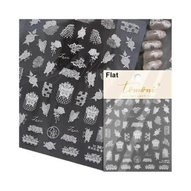 Imagem de Adesivos De Unha 5D Borboleta Vermelha Fênix Andorinha Decalques De Ma