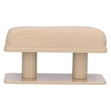Imagem de KIMISS Almofada de Apoio de Braço Ajustável para Cotovelo Esquerdo para Carro, Modificação Antifadiga e Antiderrapante para Conforto do Motorista (D (bege))