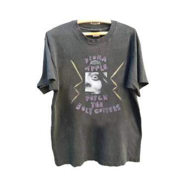 Imagem de Camiseta Gráfica Unissex Em Carvão, 100% Algodão, Fiona Apple Fetch th