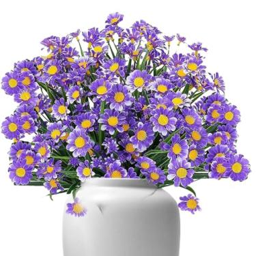 Imagem de Margaridas falsas – plantas falsas ao ar livre, arbustos realistas, decoração de vegetação para janela, caixa externa, , jardim, plantador de casa