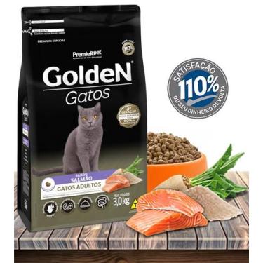 Imagem de Ração Seca PremieRPet Golden Salmão para Gatos Adultos - 1Kg - Premier