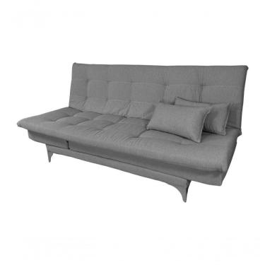 Imagem de Sofá Cama Versátil Alumínio Linho Espuma D33 Império Grafite 199