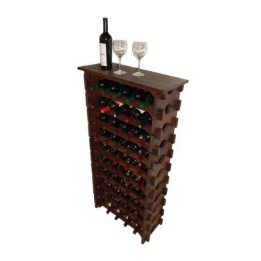 Imagem de Adega Vinho Madeira 70 Garrafas Tipo Mesinha Imbuia C05