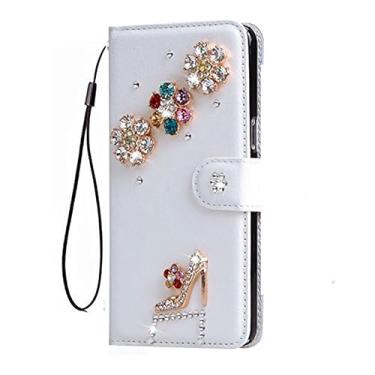 Imagem de XZDWH Capa para Samsung Galaxy A57 5G, capa protetora de couro brilhante com ranhuras para celular [suporte] [compartimentos para cartões] [fecho magnético] capa de telefone para Samsung Galaxy A57 5G