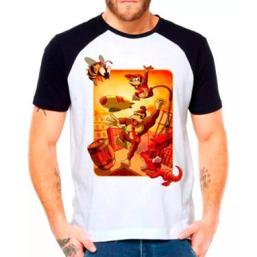 Imagem de Camiseta donkey kong jogos games camisa masculina lançamento 01 - DESI