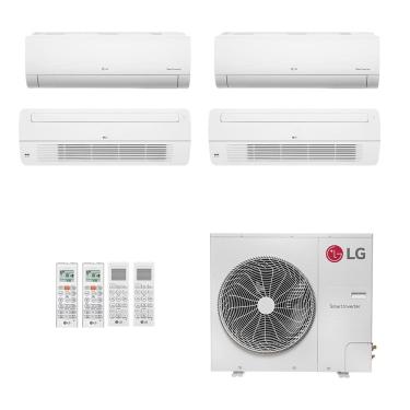 Imagem de Ar-Condicionado Multi Split Inverter LG 52.000 (2x Evap HW 9.000 + 2x Evap Cassete 1 Via 18.000) Só Frio 220V