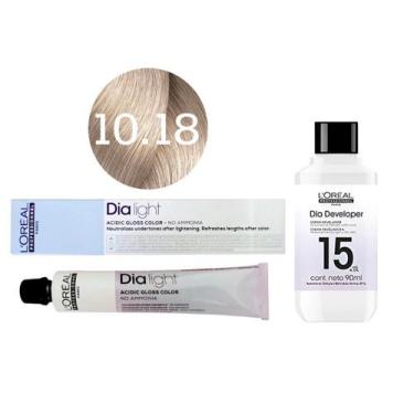 Imagem de Tonalizante Dia Light 10.18 Milkshake Louro Claríssimo Cendré Moca + R