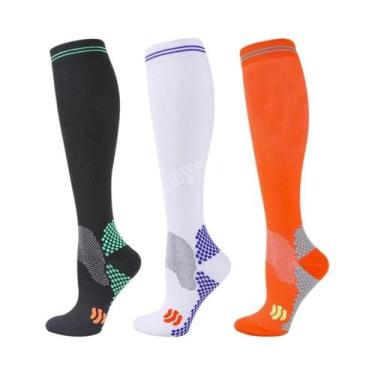 Imagem de Meias De Compressão Para Homens E Mulheres 20-30 Mmhg Para Corrida, Ci