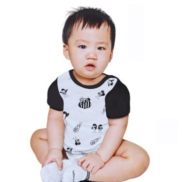 Imagem de Body Bebê Santos Mascote Baleia Oficial
