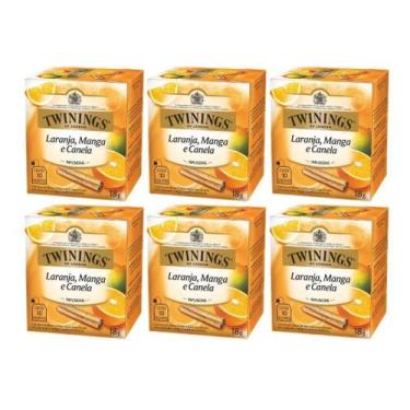 Imagem de 60 Sachês, Chá Twinings, Laranja Manga E Canela