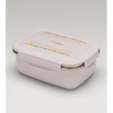 Imagem de Lancheira Bento Box 550ml Twibex Marmita Com Divisórias Compartimentos