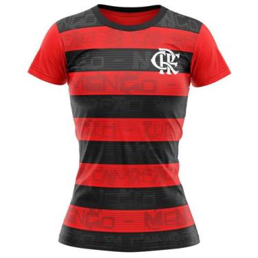 Imagem de Camiseta Flamengo Shout Feminina - Vermelho - Braziline, P