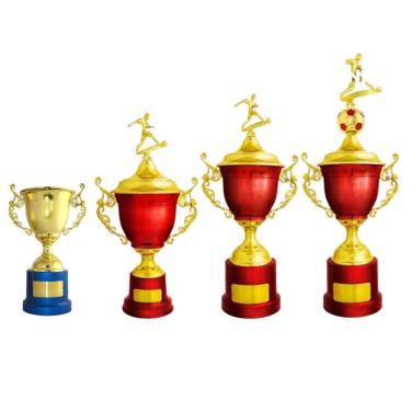 Imagem de Kit com 4 Troféus Irmossi Grande- Tamanhos 107cm, 90cm, 80cm, 66cm-Unissex