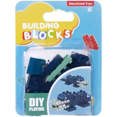 Imagem de Blocos duplos jacare 18 pecas jie star, ., UN