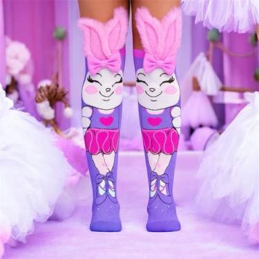Imagem de Meias 3D Infantil Maluca Divertida Personagens oi - NoBrand, Bailarina
