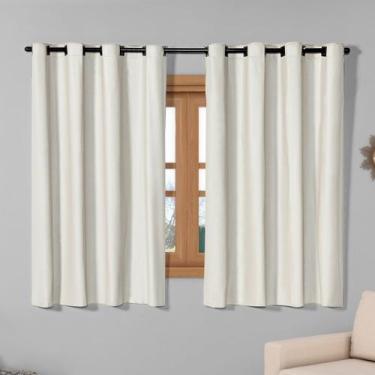 Imagem de Cortina Blackout 2,80m x 2,30m Corta 100% A Luz para Sala Quarto Janel