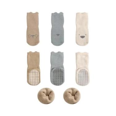 Imagem de Meias De Inverno Antiderrapantes Para Bebês Meninas E Meninos, Estilo 