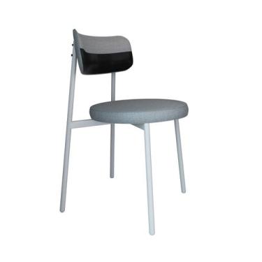 Imagem de Cadeira Kyta Fixa com 4 Pés 50 X 44,7 X 83,8 Cm com 1 Unidade - Metali