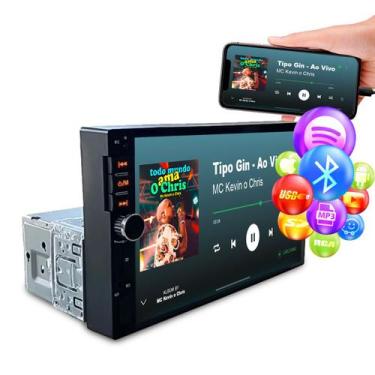 Imagem de Central Multimídia Mp5 Player First Option 7 Pol 1 Din 2 Din