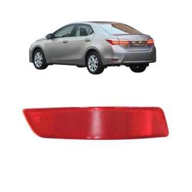 Imagem de Olho Gato Refletor Parachoque Traseiro Corolla 2015 2016 2017 2018 201