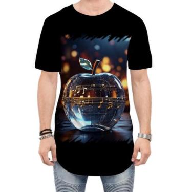 Imagem de Camiseta Longline Maçã Musical de Cristal 5 - Kasubeck Store®, M