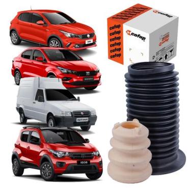Imagem de Kit (Batente Coifa) Amortecedor Dianteira Mobi/Uno/Strada Cofap