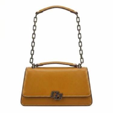 Imagem de Bolsa Feminina Colcci Iconic Corrente Grafite Transversal 090.01.12353.19 Caramelo-Feminino