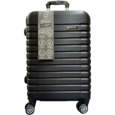 Imagem de Mala de Viagem de Bordo 10kg em ABS com Rodas Duplas Giratórias 360o e Cadeado Embutido...