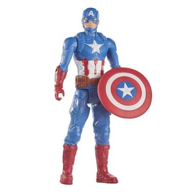 Imagem de Figura Articulada - Capitão América - Titan Hero - Vingadores - Marvel - Hasbro
