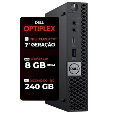 Imagem de Mini Pc Dell Core I7 7 Ger 8gb 240gb Ssd Ddr4 Wi10