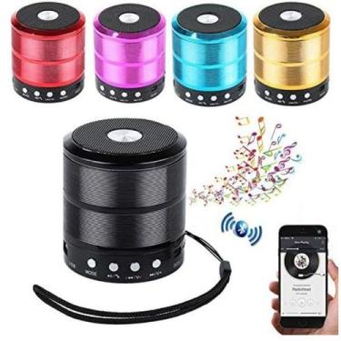 Imagem de Mini Caixa de Som Portátil Sem Fio Bluetooth Speaker Ws887 Mini Caixin
