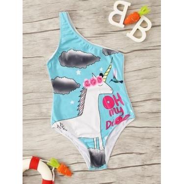 Imagem de Body Maiô Adulto Feminino Moda Praia Piscina Unicórnio - Só Princesas,