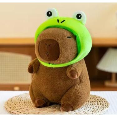 Imagem de Bicho De Pelúcia Baby Capivara Fofinha Divertida 20 Cm Macia - Child H