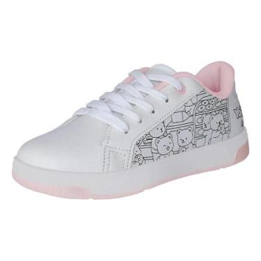 Imagem de Tenis Kidy Bobbie Goods C/ Livro De Colorir, 31, Branco
