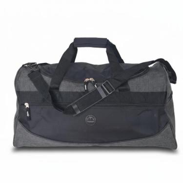 Imagem de Bolsa de Viagem tipo sacola Clio Style 50L MF3455 Esportiva, Cinza esc