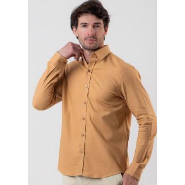 Imagem de Camisa Linho M/L - Red Feather, GG, Mascavo