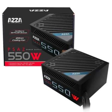 Imagem de Fonte de Alimentação ATX PSAZ-550W 80 Plus Bronze Não Modular Azza